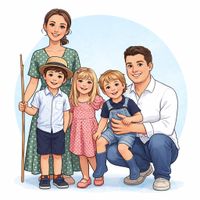 Fam. van der Zandes hus