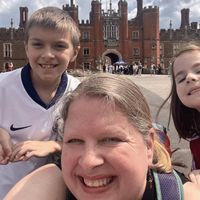 King-sized suite and living area in metro D.C.