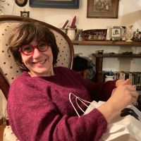 La maison rose aux volets bleus