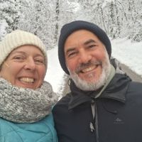 Grande maison avec vue dégagée sur la montagne