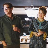 Luxurious, large, light-filled, log cabin in the Great North Woods on 200 feet of private beach