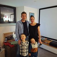 La maison de Aude, Guillaume et leurs enfants