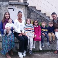 Casa de la tribu de Marie