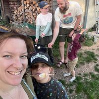 La maison familiale à la campagne