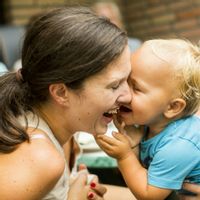 modernes, zentrales Haus mit großem Garten