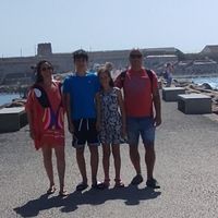 Mogro, near the beach and the mountains.